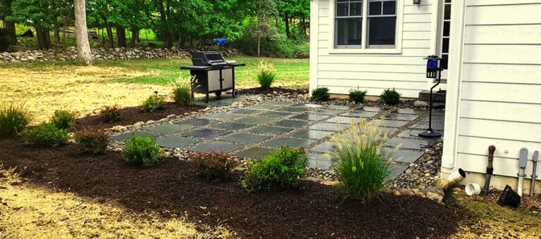 Paver installation in Midland Park, NJ by Super Green Landscaping - photo 2 of 6