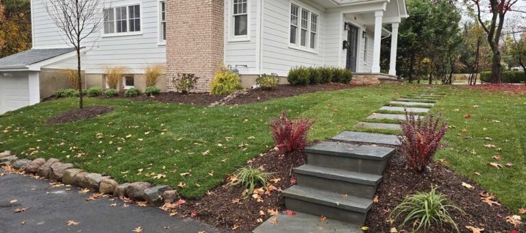Front and back yard renovation in Ridgewood, NJ by Super Green Landscaping - photo 4 of 14