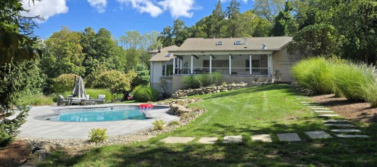 Pool area renovation in North Haledon, NJ by Super Green Landscaping - photo 5 of 8