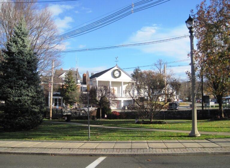 The police station and community center in Butler, New Jersey