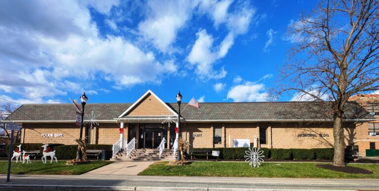 The municipal building in Pompton Lakes, New Jersey