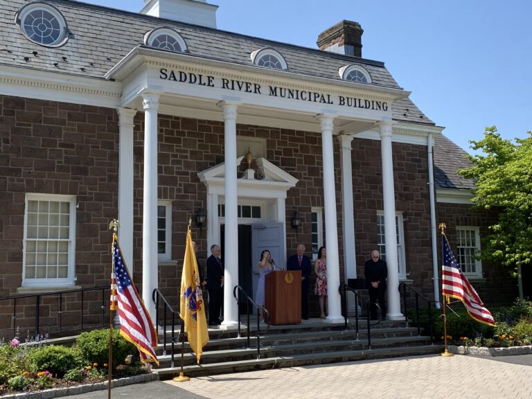 Town hall in Saddle River, New Jersey