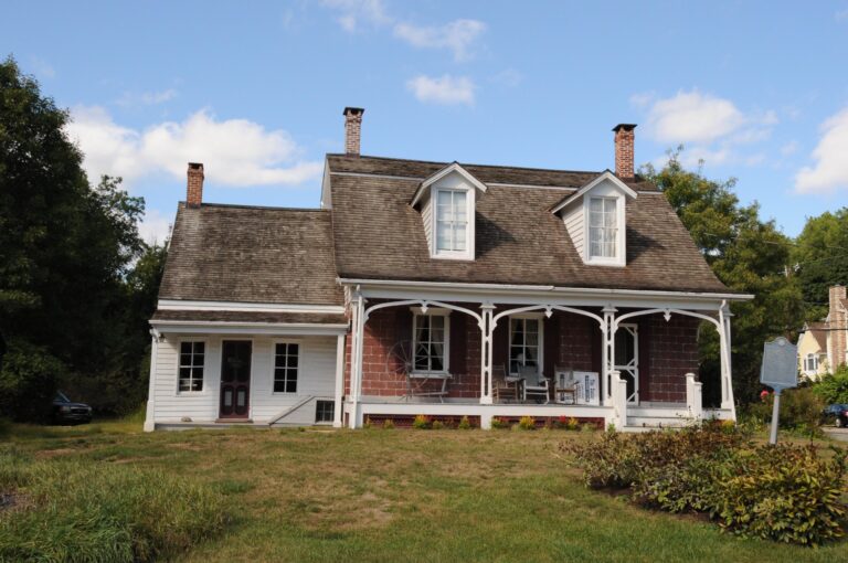 The historic Hopper-Goetschius House in Upper Saddle River, New Jersey